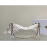 Dior Women CD Dior Club Bag Dusty Ivory Cannage Lambskin - Image 3