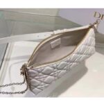 Dior Women CD Dior Club Bag Dusty Ivory Cannage Lambskin - Image 8