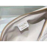 Dior Women CD Dior Club Bag Dusty Ivory Cannage Lambskin (7)