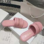 Dior Women CD Every-D Slide Pink Embossed Lambskin - Image 2