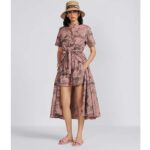 Dior Women CD Every-D Slide Pink Embossed Lambskin - Image 8