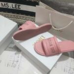 Dior Women CD Every-D Slide Pink Embossed Lambskin - Image 7