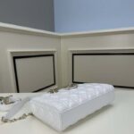 Dior Women CD Medium D-Joy Bag Latte Cannage Lambskin – Image 5