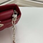 Dior Women CD Medium D-Joy Bag Scarlet Red Cannage Lambskin - immagine 9