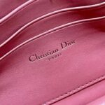 Dior Women CD Miss Caro Mini Bag Light Pink Macrocannage Lambskin - Image 10