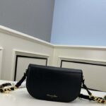 Dior Women CD Signature Bag Strap Black CD-Embossed Box Calfskin - immagine 4