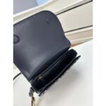 Dior Women CD Signature Bag Strap Blue Dior Oblique Jacquard Flap Closure - Image 8