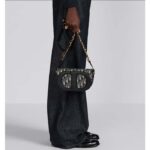 Dior Women CD Signature Bag Strap Blue Dior Oblique Jacquard Flap Closure - Image 10