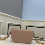 Dior Women CD Signature Bag Strap Caramel Beige CD-Embossed Box Calfskin - Image 4
