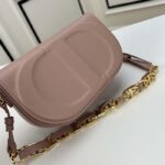 Dior Women CD Signature Bag Strap Caramel Beige CD-Embossed Box Calfskin - Image 2