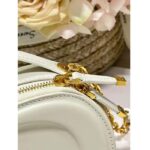 Dior Women CD Signature Oval Camera Bag Latte Calfskin Calfskin Embossed – Image 9