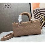 Dior Women CD Small Lady D-Joy Bag Hazelnut Cannage Lambskin - Image 7