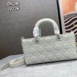 Dior Women CD Small Lady D-Joy Bag Latte Cannage Lambskin - Image 3