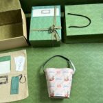 Gucci Children's Printed Bucket Bag GG The Jetsons Print Pink Supreme Canvas - Image 7