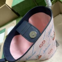 Gucci Children’s Printed Bucket Bag GG The Jetsons Print Pink Supreme Canvas (1)
