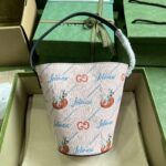 Gucci Children's Printed Bucket Bag GG The Jetsons Print Pink Supreme Canvas - Image 2