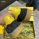 Gucci Unisex Adidas x Gucci Gazelle Sneaker Black Original GG Canvas Rubber Low 3 CM Heel - Image 9