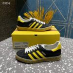 Gucci Unisex Adidas x Gucci Gazelle Sneaker Black Original GG Canvas Rubber Low 3 CM Heel - Image 2