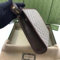 Gucci Unisex Beauty Case Interlocking G Beige Ebony GG Supreme Canvas (11)
