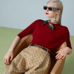 Gucci Unisex Buckle Thin Belt Black Leather Gold-Toned Hardware 2 CM Width - Image 9