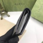 Gucci Unisex GG Coin Wallet Interlocking G Black GG Supreme Canvas Leather – Bild 6
