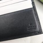 Gucci Unisex GG Coin Wallet Interlocking G Black GG Supreme Canvas Leather – Bild 9
