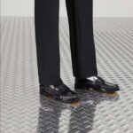 Gucci Unisex GG Interlocking G Loafer Black Leather Sole Flat 1.5 CM Heel - Image 12