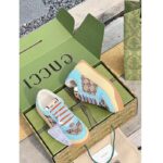 Gucci Unisex GG Screener Sneaker Camel Ebony GG Canvas Bi-Color Chunky Laces - Image 4