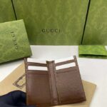 Gucci Unisex GG Supreme Canvas Beige Ebony GG Supreme Canvas Brown Leather - Image 7