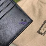 Gucci Unisex GG Wallet Interlocking G Black GG Supreme Canvas Leather - immagine 7
