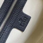 Gucci Unisex Jumbo GG Briefcase Black Leather Cotton Linen Lining Medium Size - immagine 10