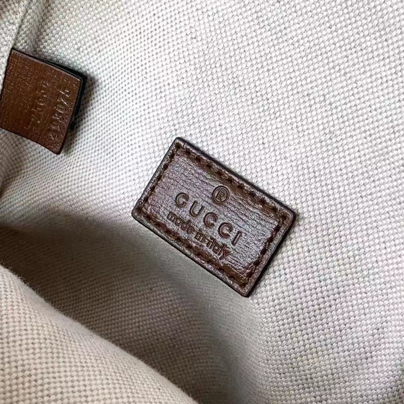 Gucci Unisex Multi-Function Bag Interlocking G Beige Ebony GG Supreme Canvas (11)