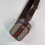 Gucci Unisex Ophidia GG Mini Bag Beige Ebony GG Supreme Canvas Double G - immagine 2