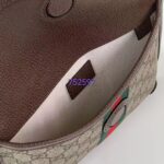 Gucci Unisex Ophidia GG Small Belt Bag Beige Ebony GG Supreme Canvas Double G – Image 9