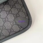 Gucci Unisex Ophidia GG Small Belt Bag Grey Black GG Supreme Canvas Double G - Image 9