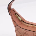 Gucci Women Ophidia GG Mini Bag Pink Canvas Double G Rose Gold Hardware - Image 10