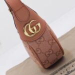 Gucci Women Ophidia GG Mini Bag Pink Canvas Double G Rose Gold Hardware - Image 8