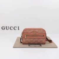 Gucci Women Ophidia GG Mini Bag Pink GG Canvas Double G Zip (6)