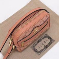 Gucci Women Ophidia GG Mini Bag Pink GG Canvas Double G Zip (6)