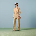 Gucci Women Ophidia GG Mini Round Shoulder Bag Pink Canvas Double G - Imagen 12