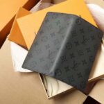 Louis Vuitton LV Unisex Brazza Wallet Black Grey Monogram Eclipse Canvas - Image 5