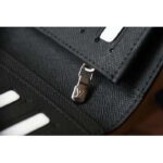 Louis Vuitton LV Unisex Brazza Wallet Black Grey Monogram Eclipse Canvas - Image 9