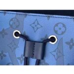 Louis Vuitton LV Unisex Christopher MM Backpack Abyss Blue Monogram Aquagarden Coated Canvas – Image 8