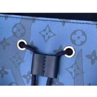 Louis Vuitton LV Unisex Christopher MM Backpack Abyss Blue Monogram Aquagarden Coated Canvas (7)