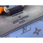 Louis Vuitton LV Unisex Christopher MM Backpack Abyss Blue Monogram Aquagarden Coated Canvas – Image 10