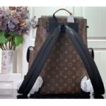 Louis Vuitton LV Unisex Christopher MM Backpack Radiant Sun Monogram Macassar Coated Canvas - immagine 3