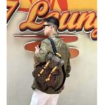 Louis Vuitton LV Unisex Christopher PM Backpack Monogram Canvas Cowhide Leather - immagine 10