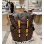 Louis Vuitton LV Unisex Christopher PM Backpack Monogram Canvas Cowhide Leather - immagine 5