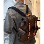 Louis Vuitton LV Unisex Christopher PM Backpack Monogram Canvas Cowhide Leather - immagine 12