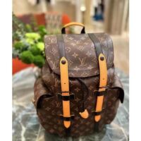 Louis Vuitton LV Unisex Christopher PM Backpack Monogram Canvas Cowhide Leather